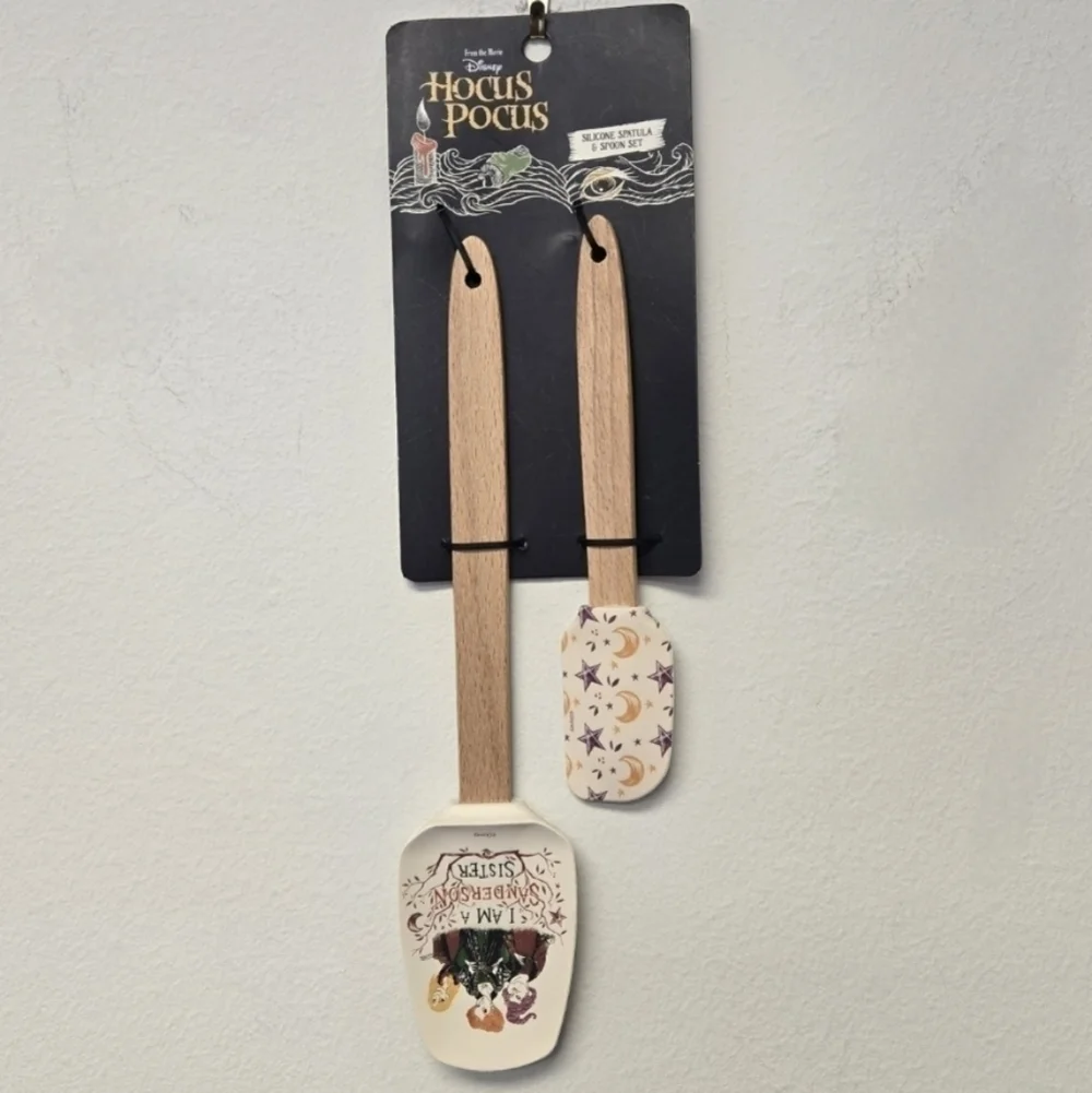 Disney Hocus Pocus Sanderson sisters Silicone Spatula & Spoon Set